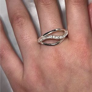Triple stack .925 Sterling Silver ring.